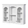 Chery Life 35.27" x 7.83'' x 28'' in White Wall Mounted Medicine Cabinet, Bathroom Wall Cabinet with 2 Glass Doors - 3 of 4