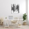Stupell Industries Vertical Black Ink Strokes Abstract Watercolor Over White Canvas Wall Art - 2 of 4