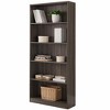 NicBex Modern Bookcase with Open Storage and 2 Doors for Office and Living Rooms Easy Assambly - 3 of 4