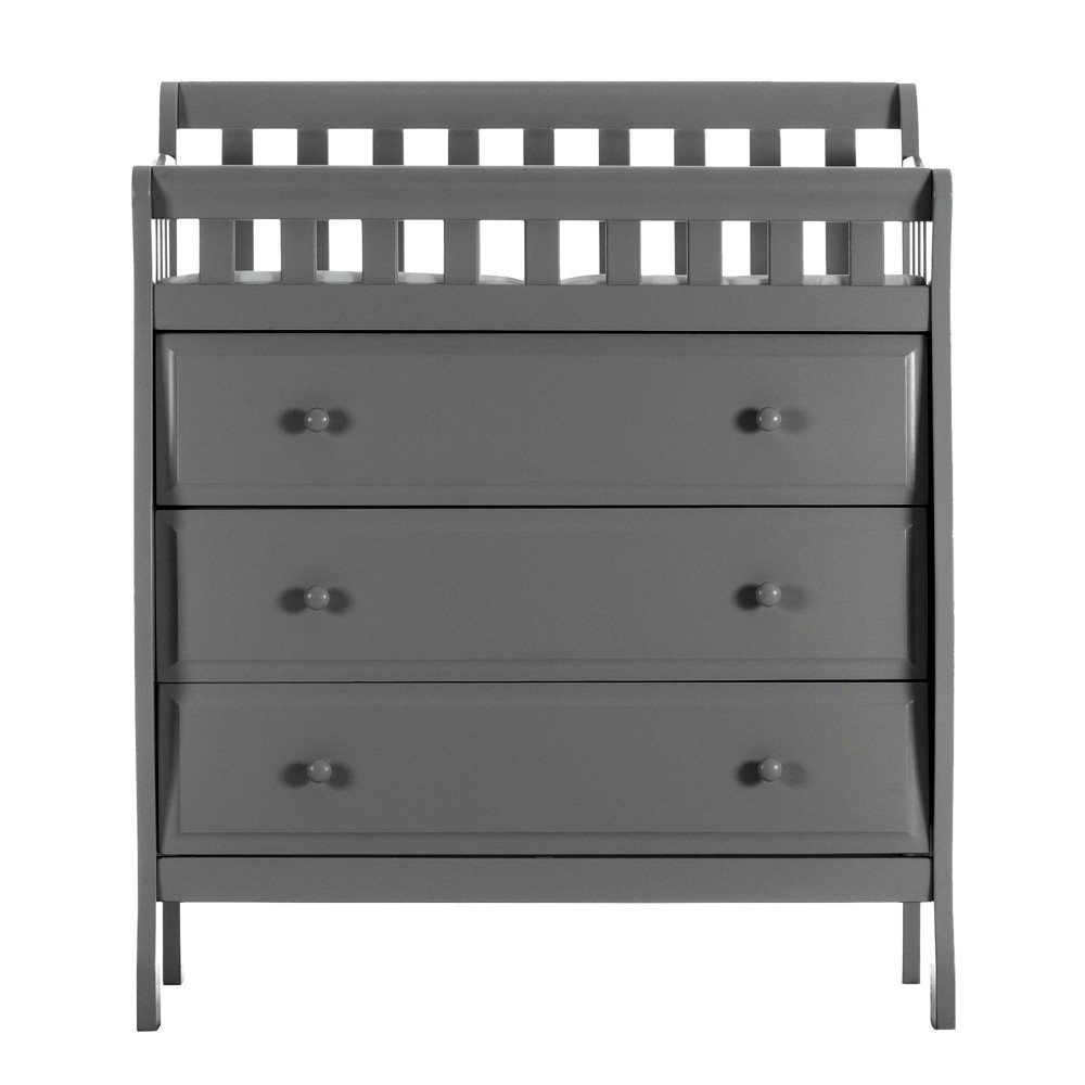 Dream On Me Marcus Changing Table and Dresser - Dark Gray -  83387164