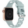 HTUTWOO Apple Watch Band Breathable Silicone Circles Sport Strap 44/45/46/49mm, Fadeless for iWatch Series 10 9 8 7 6 5 4 3 2 1 SE Ultra - 3 of 4