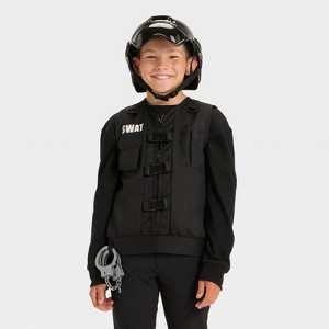 3pc Kids' Swat Career Costume Kit - Hyde and EEK! Boutique™ - 1 of 3