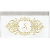 Linum Home Textiles 100% Turkish Cotton MONICA Gold Thread 2PC Embellished Bath Towel Set - 3 of 3