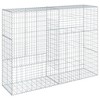 vidaXL Gabion Basket Silver Galvanized Iron 78.7 x 19.7 x 19.7 in - 2 of 4