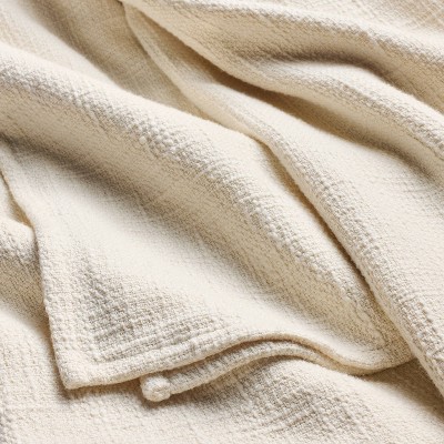 Casaluna Cotton Slub Blanket Lightweight Bedroom