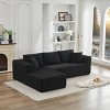 106" L-Shape Cloud Sectional Couch with Left Facing Chaise,Deep Seat Modular Sofa for Living Room - The Pop Home - 2 of 4