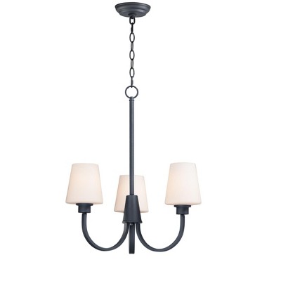 Maxim Lighting Shelter 3 - Light Chandelier in  Black