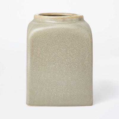Modern Green Ceramic Vase - Threshold™ designed with Studio McGee