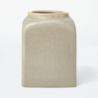 Photo 1 of 2 pack Modern Green Ceramic Vase - Threshold&#8482; designed with Studio McGee