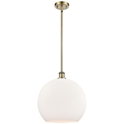 Athens - 1 Light Pendant In Industrial Style-16.38 Inches Tall and 13.75 Inches Wide