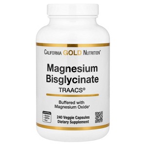 Magnesium Bisglycinate, High Absorption Albion Minerals, 240 Veggie Capsules - 1 of 4
