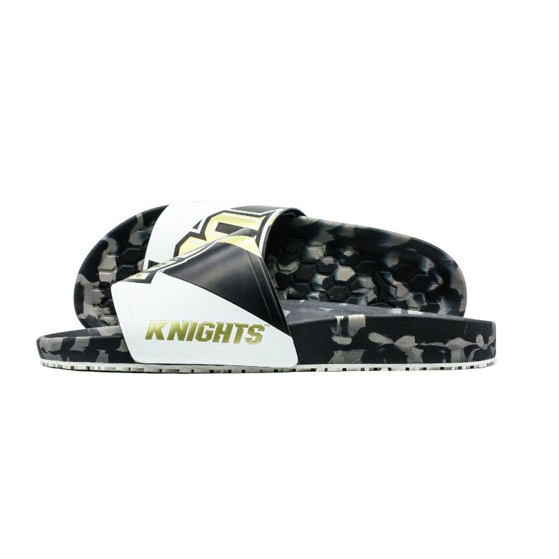 NCAA UCF Golden Knights Slydr Pro Black Sandals - White, 3 of 8