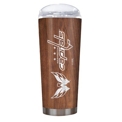 NHL Washington Capitals 20oz Woodgrain Stainless Steel Tumbler