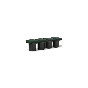 Meridian Furniture,Pavilion Boucle Fabric Bench - 1 of 4