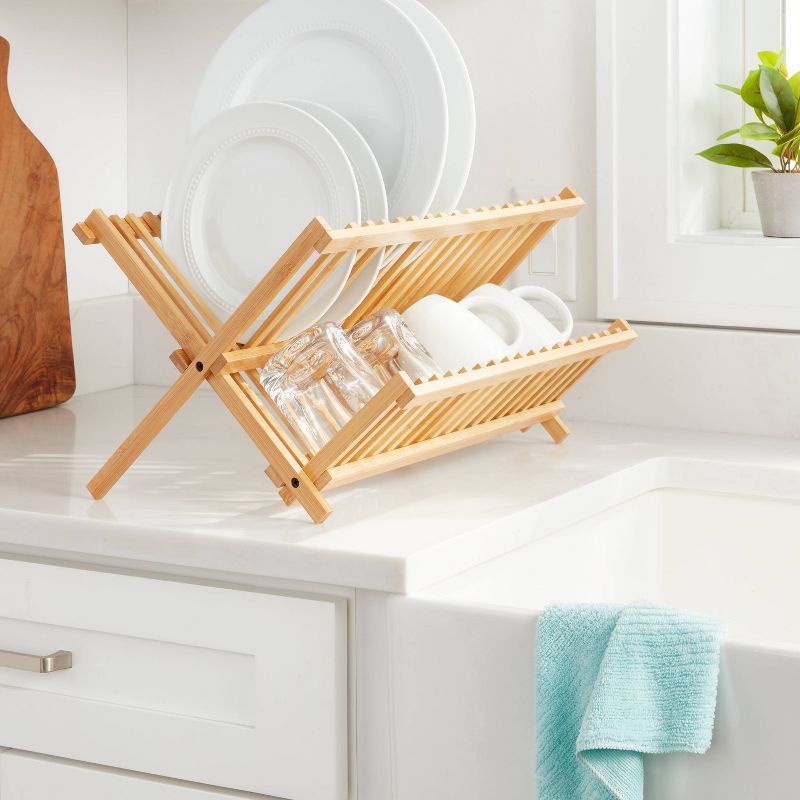 Bamboo Drying Rack Brown - Brightroom&#8482;, 3 of 7