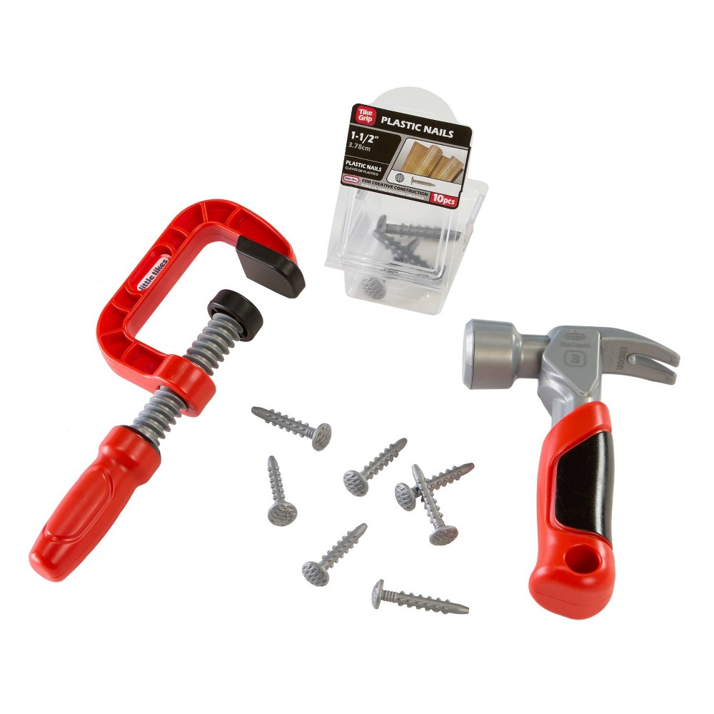 Photos - Role Playing Toy Little Tikes Creative Construction Hammer & Nail Set with 5 Accessories 