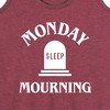 Women's - Instant Message - Monday Mourning Graphic Racerback Tank - 2 of 4