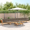 vidaXL Patio Pallet Sofa Set Natural Wood - 2 of 4