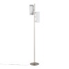 LumiSource Rhonda: Dual-Head Brushed Nickel Floor Lamp, 60W, UL Listed, Modern Decor - 4 of 4