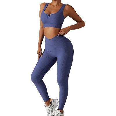 Women's Body Pocket Leggings - Rockstar Peach