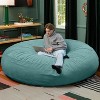 Jaxx 6 Foot Cocoon - 2-in-1 Convertible Bean Bag Bed & Large Bean Bag Chair for Adults, Premium Lush Velvet - 4 of 4