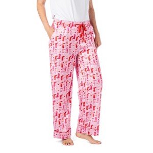 Hello Mello Women’s Beauty Sleep Satin Pajama Pants - 1 of 3