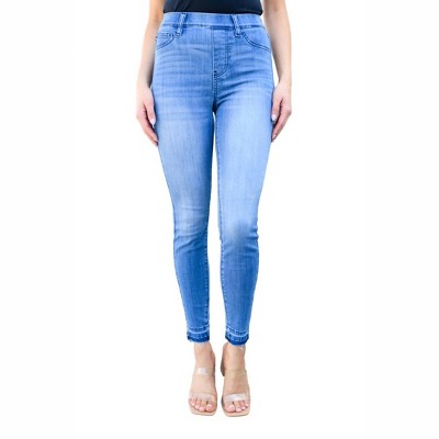 Women's High Rise Pull on Release Hem Skinny Jeans - Judy Blue