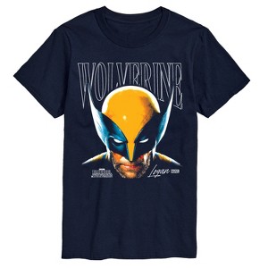 Men's - Marvel - Wolverine Masked Face Short Sleeve Graphic T-Shirt - 1 of 4