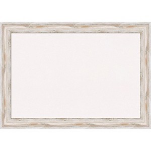 Amanti Art Alexandria Wood Framed Corkboard, White Cork - 1 of 4