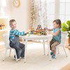 Arceso Windsor Kids Table and Chair Set, Rubberwood Children Toddler Table and Chair Set with Non-Slip Legs/Round Edge Design for Art, Play, Craft - 2 of 4