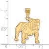 Black Bow Jewelry 14k Yellow Gold Georgia Bulldogs NCAA Large Pendant - 2 of 3