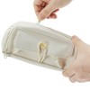 Unique Bargains Pencil Case Large Capacity Buttons Design for Office Organizer - 4 of 4