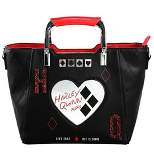 The Harley Quinn Metal Heart Satchel Handbag