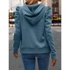 Clearlove Womens 2025 Hoodies Drawstring Hooded Pullover Casual Long Sleeve Sweatshirt - 4 of 4