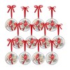 Winter Cardinal and Pine Branch Disc Ornament (Set of 12) - 2 of 4