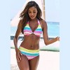 Women's Striped Underwire Bikini Swimsuit Top - LASCANA - 3 of 4