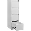 Metal Filing Cabinet, Vertical File Cabinets with Lock Home Office Metal File Organizer - 4 of 4