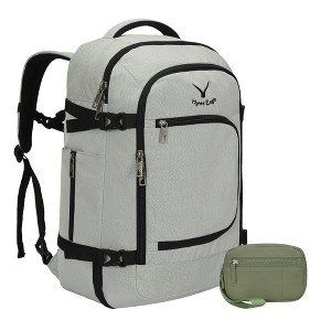 Hynes Eagle 40L Dry-Wet Travel Backpack Wristlet Wallet Set-Green - 1 of 4