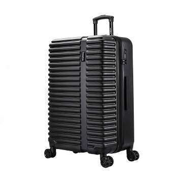 InUSA Ally Lightweight Hardside Large Checked Spinner Suitcase