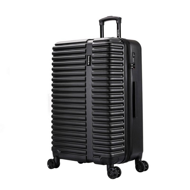 InUSA Ally Lightweight Hardside Large Checked Spinner Suitcase, 1 of 9