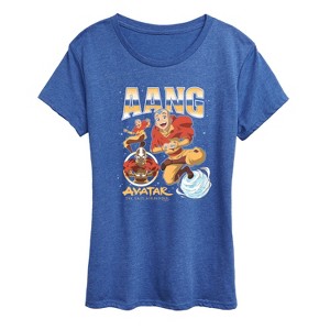 Women's - Avatar: The Last Airbender - Aang Collage Short Sleeve Graphic T-Shirt - 1 of 4