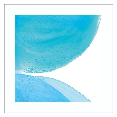 21" x 21" Pools of Turquoise II by Piper Rhue Framed Wall Art Print - Amanti Art