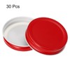 Unique Bargains Leak Proof Regular Mouth Tin Plate Mason Jar Lids 30 Pcs - 3 of 4
