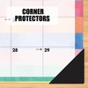 Willow Creek Press Watercolor Stripe Academic July 2025 - June 2026 22"x17" Large Monthly Deskpad Calendar - 4 of 4