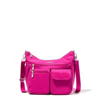 Baggallini Modern Pocket Vegan Leather Crossbody Bag - Blush : Target