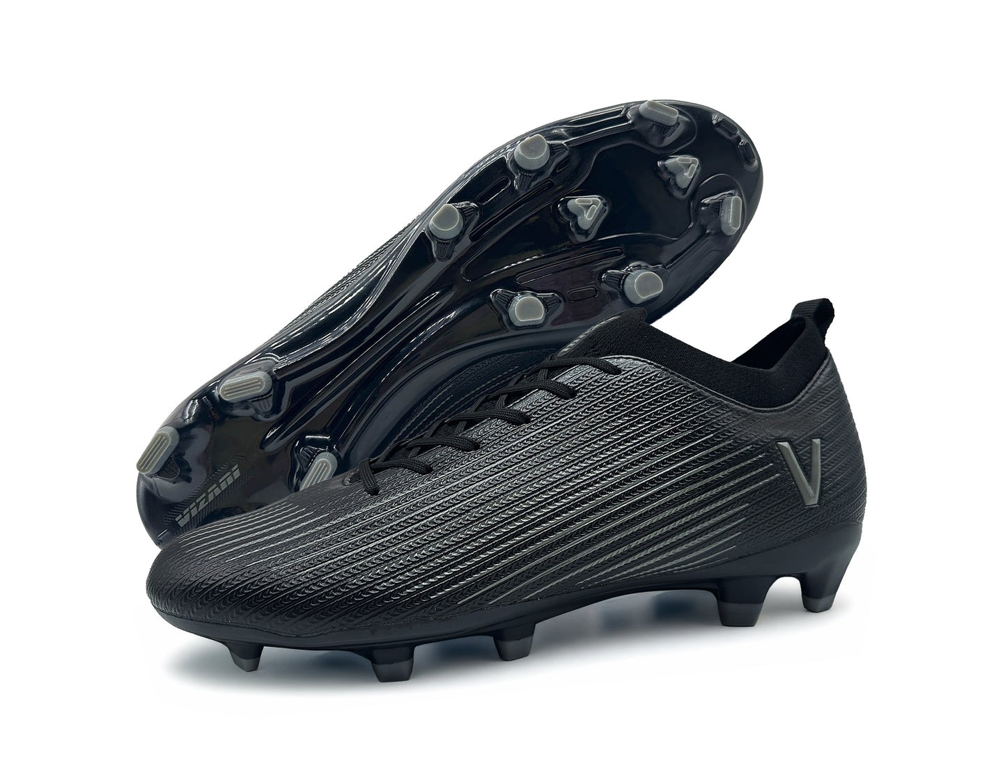 Мужские бутсы Vizari Destino Adult Firm Ground Soccer Cleats Black, цвет: Чёрный — фото 1
