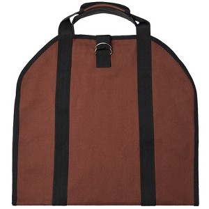 The Lakeside Collection Firewood Carrier And Storage Bag With Carry Straps - 1 of 4