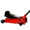 VisioGear Hydraulic Trolley Low Profile Floor Jack with Piston Quick Lift Pump, 3Ton Capacity, Lifting Range 5.1"-20", Black&Red, 25.83"*6.69"*12.8" - 2 of 4