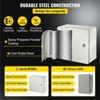 VEVOR NEMA Steel Enclosure, 12 x 12 x 6'' NEMA 4X Steel Electrical Box, IP66 Waterproof & Dustproof, with Mounting Plate, Gray-white - 4 of 4