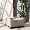 NicBex 29.5 Inch Square Storage Ottoman Bench with Legs for Bedroom,Living Room,Entryway,Window - 4 of 4